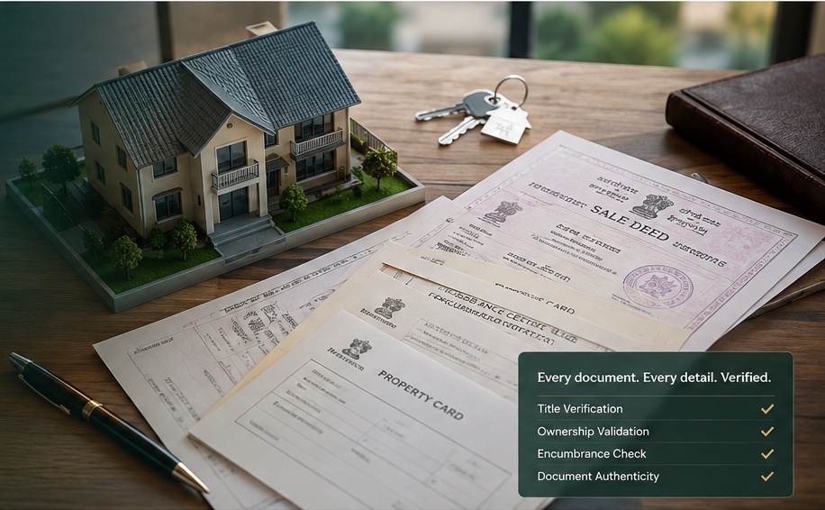 Residential property and property records representing document vetting